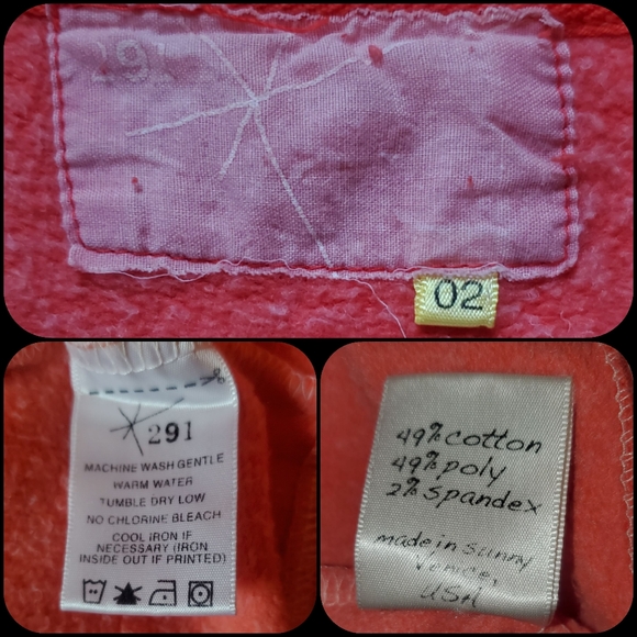 🌈GIFTED 💋💝 Venice 291 Orange Hoodie Sweatshirt - Picture 16 of 16